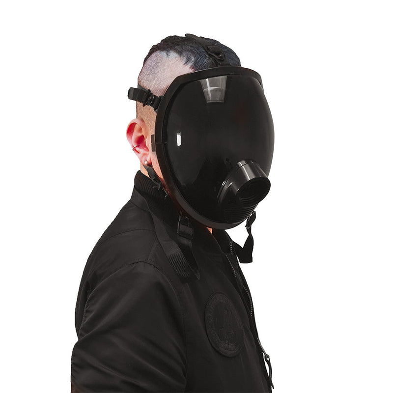 GASMASTER Zwart MSX Smoke Full Visor Gas Mask-Erotiekvoordeel.nl