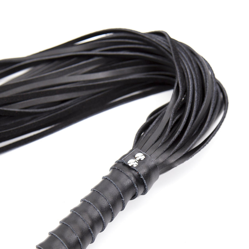 Smart Moves - PVC Flogger - 62 cm - Zwart-Erotiekvoordeel.nl