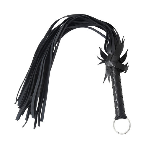 Smart Moves - Flogger met Deco - 45 cm - Zwart-Erotiekvoordeel.nl