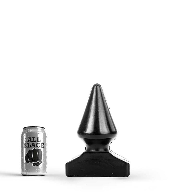 All Black - Extreme Anaal Plug - 21.5 x 10.5 cm - Zwart-Erotiekvoordeel.nl
