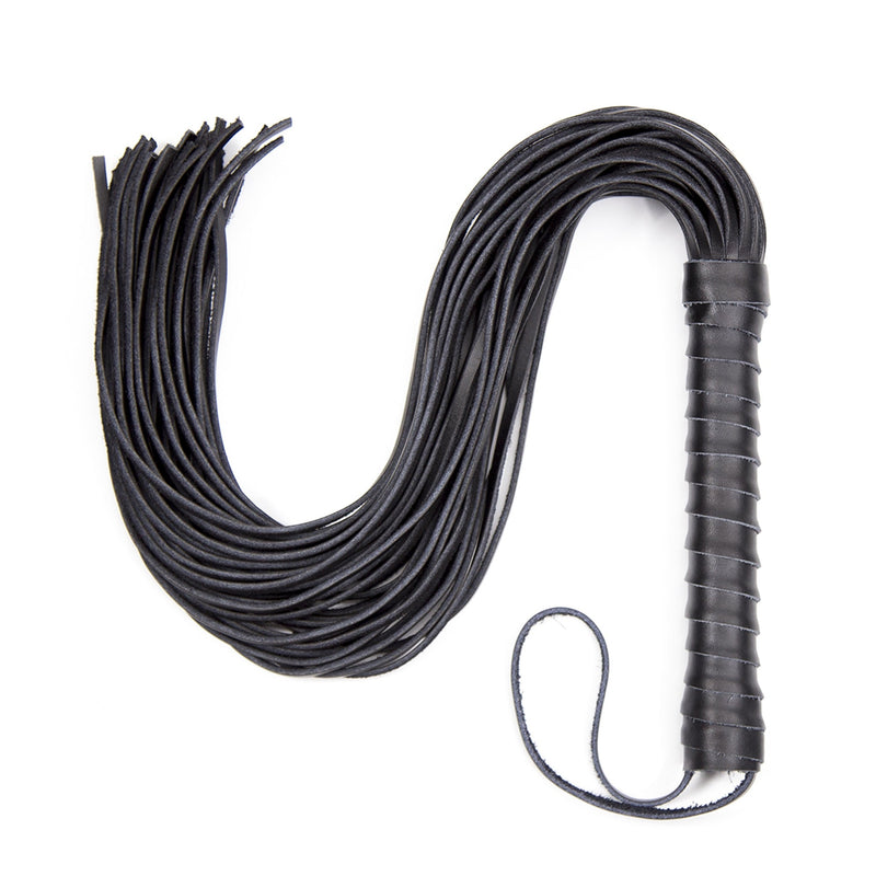 Smart Moves - PVC Flogger - 62 cm - Zwart-Erotiekvoordeel.nl