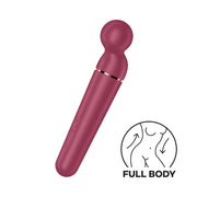 Satisfyer - Planet Wand-er - Wand Vibrator - Rood-Erotiekvoordeel.nl