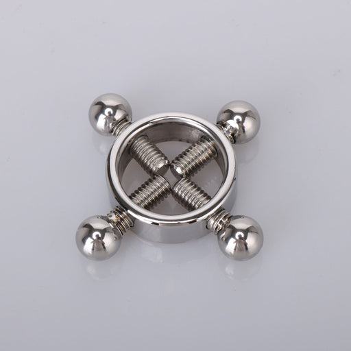 Fixxx - Tepelklemmen Set met 4 Schroeven - Zilver-Erotiekvoordeel.nl