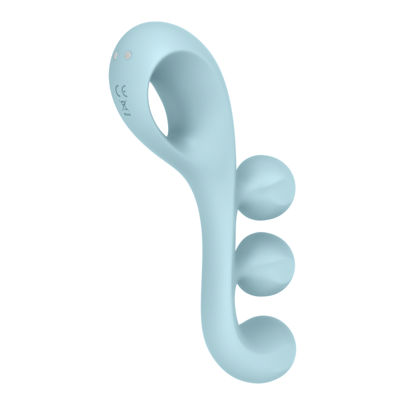 Satisfyer - Tri Ball 2 - Vibrator met 3 Motoren - Lichtblauw-Erotiekvoordeel.nl
