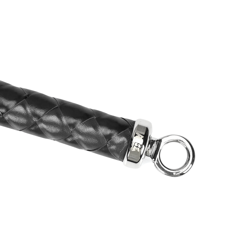 RISE - Lange Flogger met Zachte Strengen - Zwart-Erotiekvoordeel.nl