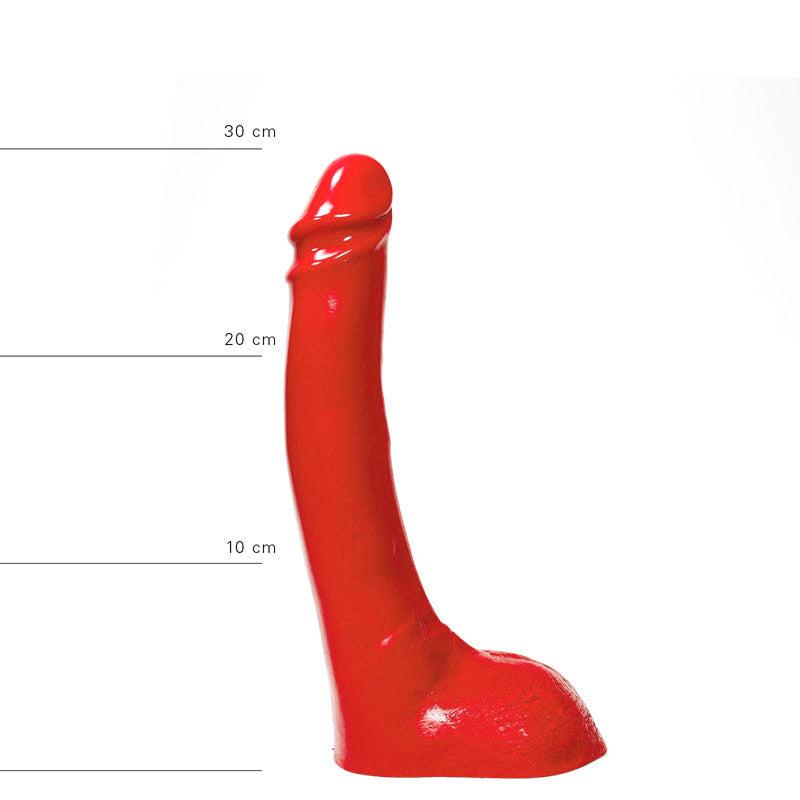 All Red - Dildo 29 x 5 cm - Rood-Erotiekvoordeel.nl
