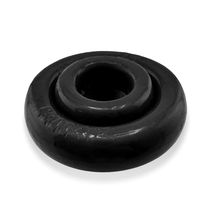 Oxballs - Rimz Softlips - Siliconen/TPR Cockring - Zwart-Erotiekvoordeel.nl