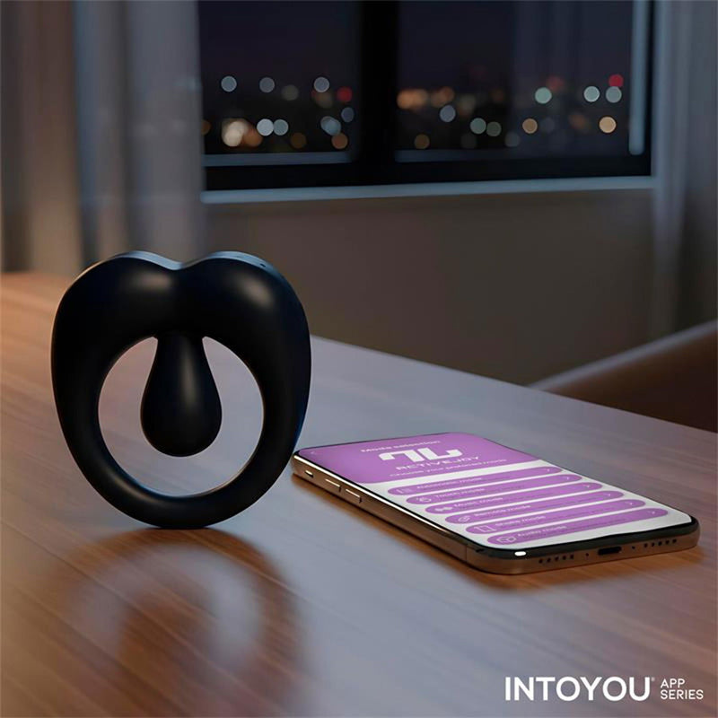 IY - Kenny - Cockring met Clitoris Stimulator - App Control - Nachtblauw-Erotiekvoordeel.nl