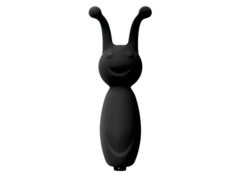 Virgite - Mini Vibrator Met Twee Clitoris Antennes - Zwart-Erotiekvoordeel.nl