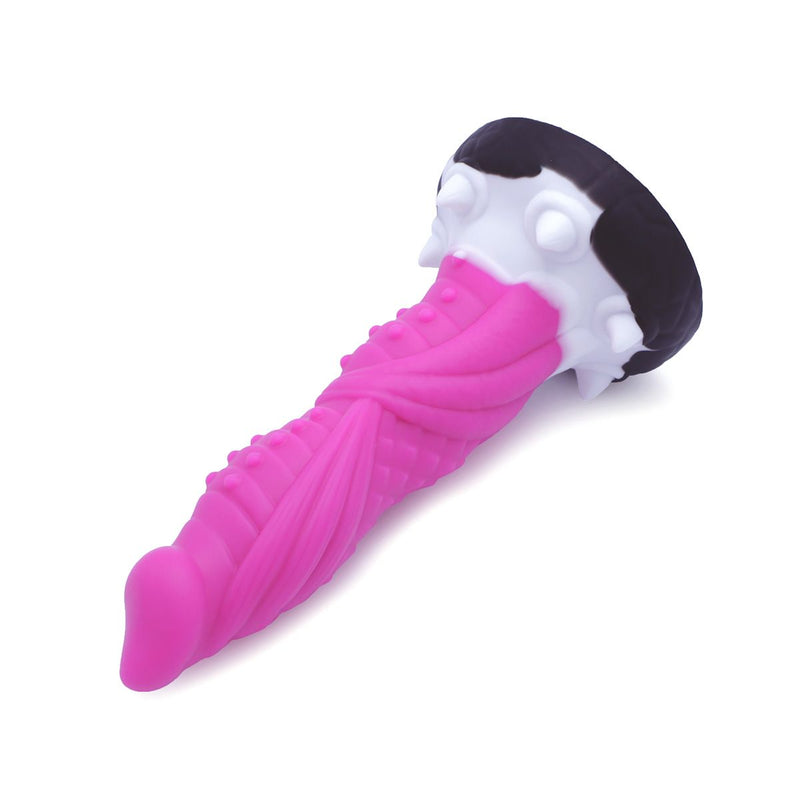 Kiotos Monstar - XXL Dildo Beast No. 56 - Roze/Zwart/Wit-Erotiekvoordeel.nl