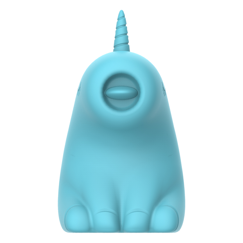 ER - Snowflake Unicorn - Clitoris Vibrator met Likkende Tong - Blauw-Erotiekvoordeel.nl