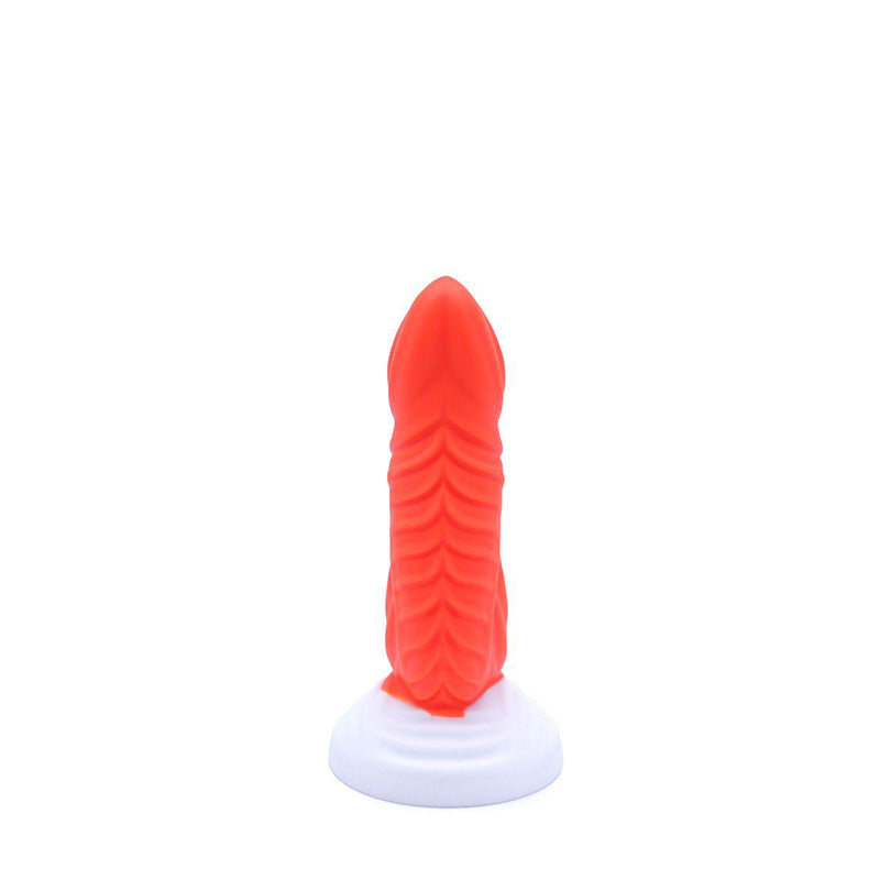 Kiotos Monstar - Dildo Beast No. 52 - Oranje/Wit-Erotiekvoordeel.nl