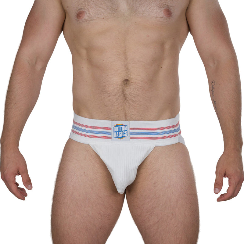 Fist Club - Bottom Basics - Retro Jockstrap - Wit