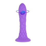 SILEXD - Dreamy - Dual Density Siliconen Dildo - 18.5 cm - Paars-Erotiekvoordeel.nl