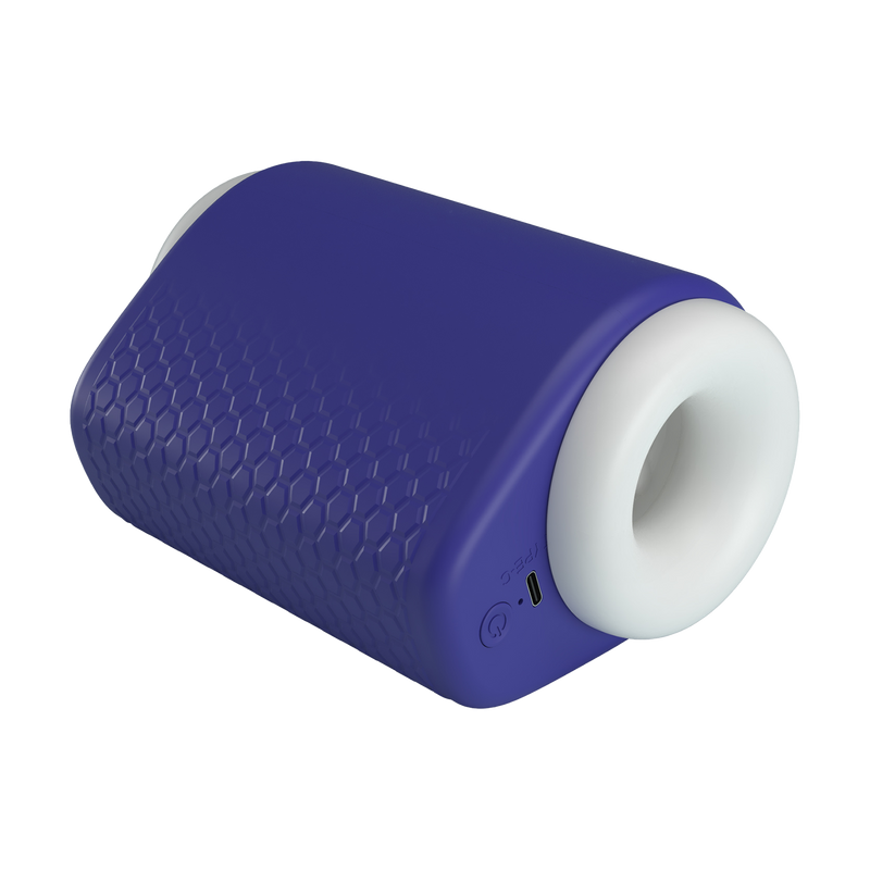 Pretty Love - DJ Lady - Squeezing Perfect Stroker - Blauw/Wit-Erotiekvoordeel.nl