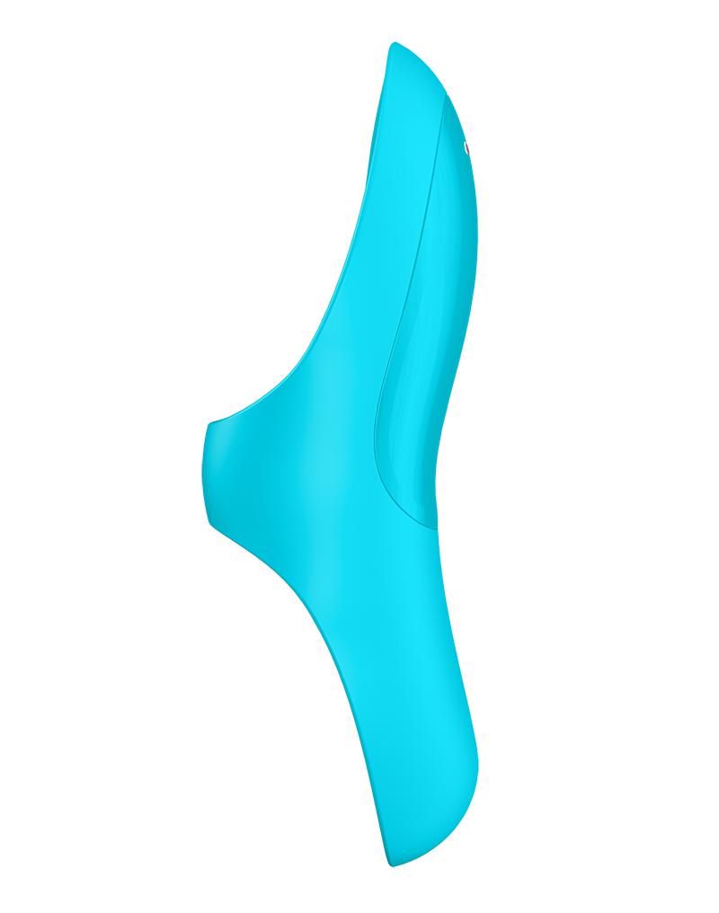 Satisfyer - Vinger Vibrator Teaser - Turquoise-Erotiekvoordeel.nl
