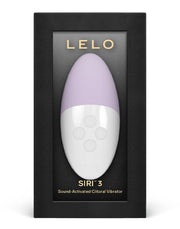 LELO - Siri 3 - Pulse Play Vibrator - Reageert op Geluid en Muziek - Lila-Erotiekvoordeel.nl
