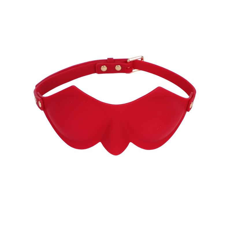 Smart Moves - Voorgevormd Siliconen Oogmasker - Rood-Erotiekvoordeel.nl