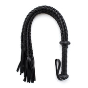 Smart Moves - Cat O Nine Flogger - Gevlochten - 75 cm - Zwart-Erotiekvoordeel.nl