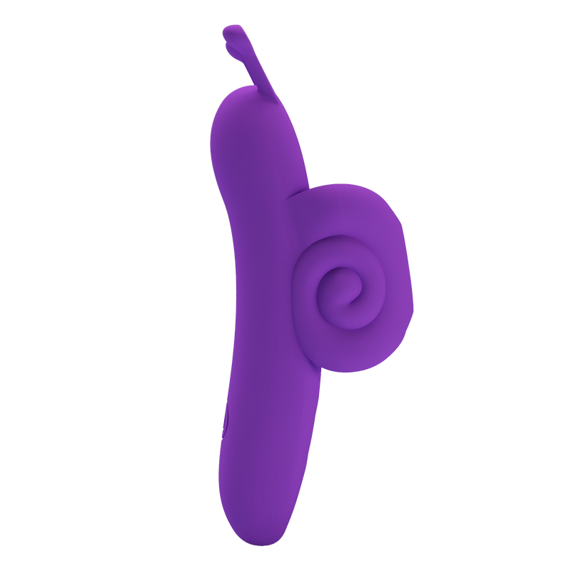 Pretty Love - Snail - Krachtige Vinger Vibrator - Paars-Erotiekvoordeel.nl