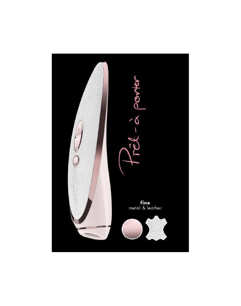 Satisfyer - Luxury Luchtdruk Vibrator Pret a Porter - Wit/Rosé Goud-Erotiekvoordeel.nl