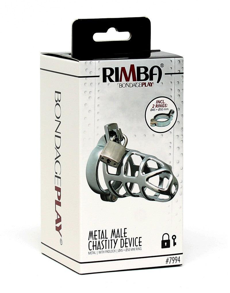 Rimba - Kuisheidskooi - Metalen Peniskooi met Hangslot - Open Model-Erotiekvoordeel.nl