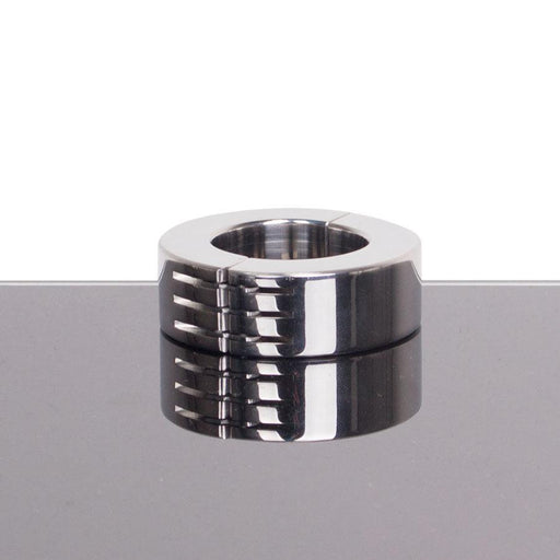 Kiotos - Ballstretcher RVS Met Groeven Scharnierend 20 mm Hoog Ø 35 mm-Erotiekvoordeel.nl