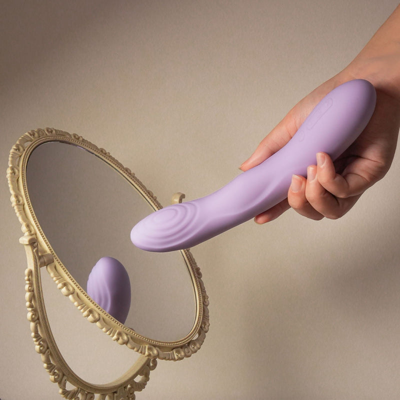 Svakom - Selena- Verwarmende en Stotende Vibrator - Lila-Erotiekvoordeel.nl
