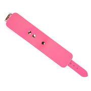 Liebe Seele - Lustre Rosa - Lederen Polsboeien - Parelmoer Roze-Erotiekvoordeel.nl