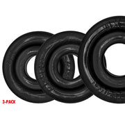 Oxballs - Rimringz - Multisize Pack 3 stuks - Zwart-Erotiekvoordeel.nl