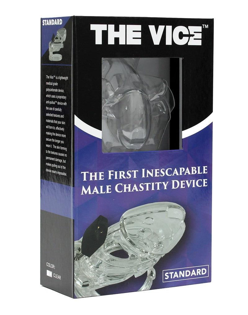 The Vice - Kuisheidskooi - Peniskooi - Chastity Cage - Transparant - Verkrijgbaar in maten Mini Standaard en Plus-Erotiekvoordeel.nl
