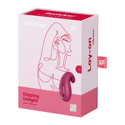 Satisfyer - Dipping Delight - Clitoris Vibrator - Rood-Erotiekvoordeel.nl