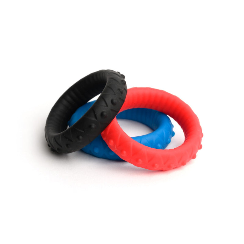 Sport Fucker - Trailblazer Cockring - Liquid Siliconen - Rood-Erotiekvoordeel.nl