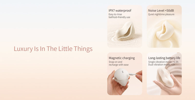 Zalo - Mochi - Clitoris Vibrator met twee koppen - App Control - Sakura Pink-Erotiekvoordeel.nl
