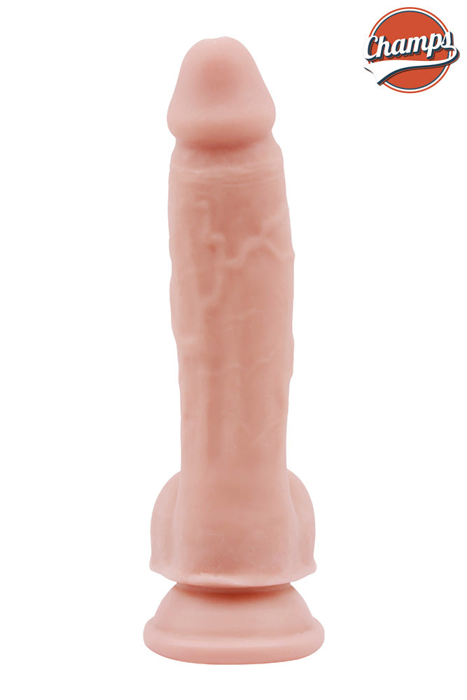 Champs - Dorky - Dual Density Dildo - 19.5 x 3.1 cm - Lichte Huidskleur-Erotiekvoordeel.nl
