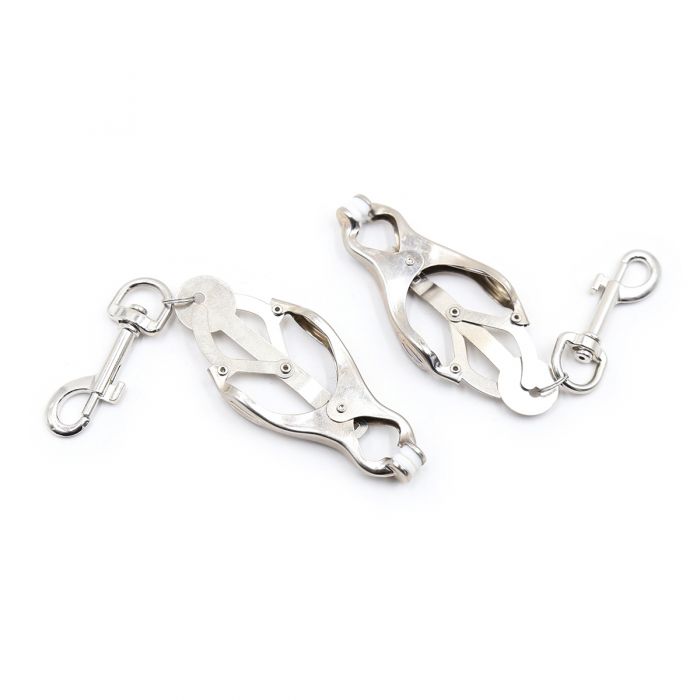 Kiotos - Japanse Clover Tepelklemmen Met Snap Hooks-Erotiekvoordeel.nl