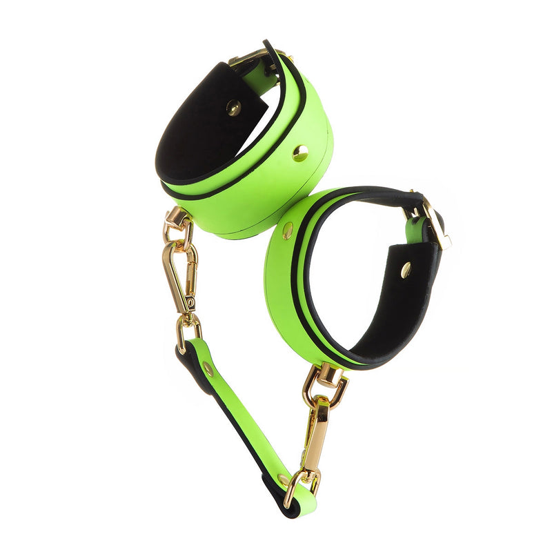 Smart Moves - Handboeien - Glow-in-the-Dark Groen-Erotiekvoordeel.nl