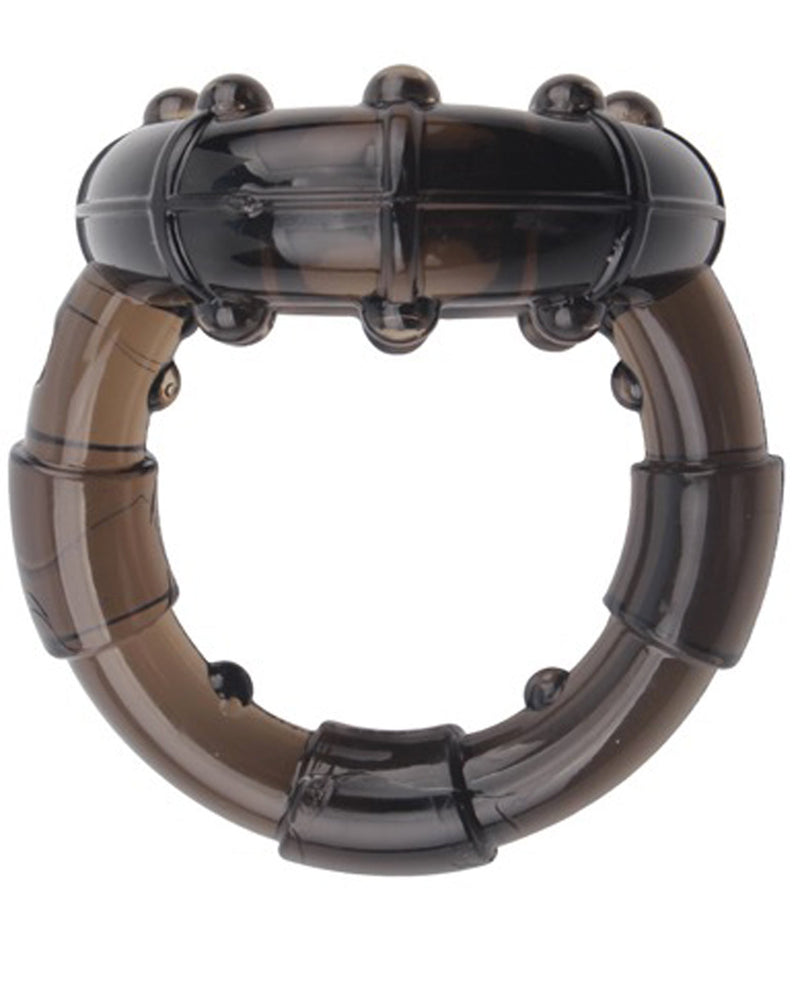Chisa - GK Power - Dual Enhancement - Dubbele Cockring en Ball Stretcher - Rookgrijs-Erotiekvoordeel.nl