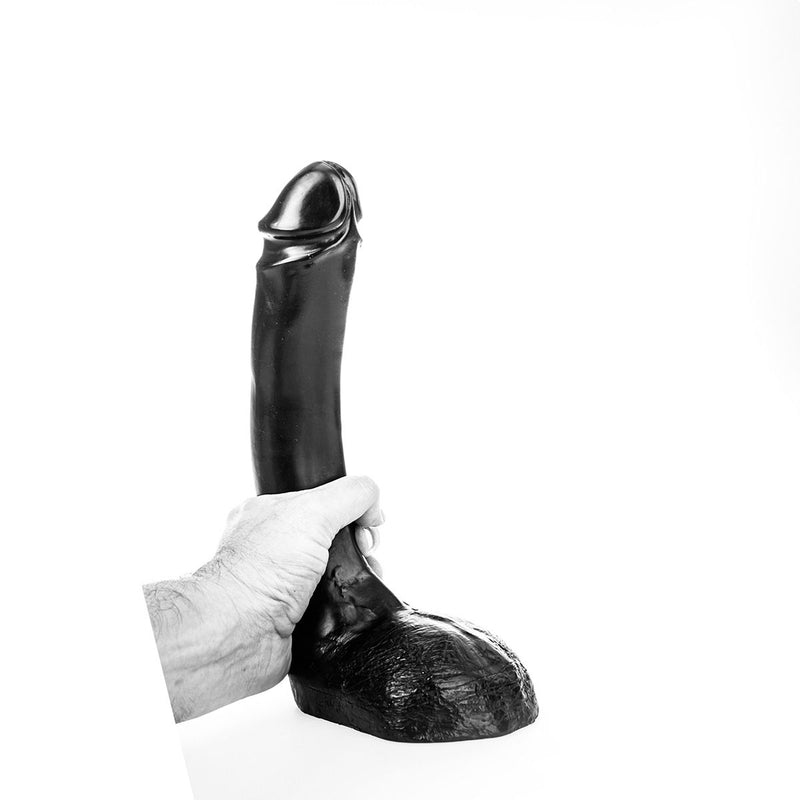 All Black - Dildo - 32 x 5.5 cm - Zwart-Erotiekvoordeel.nl