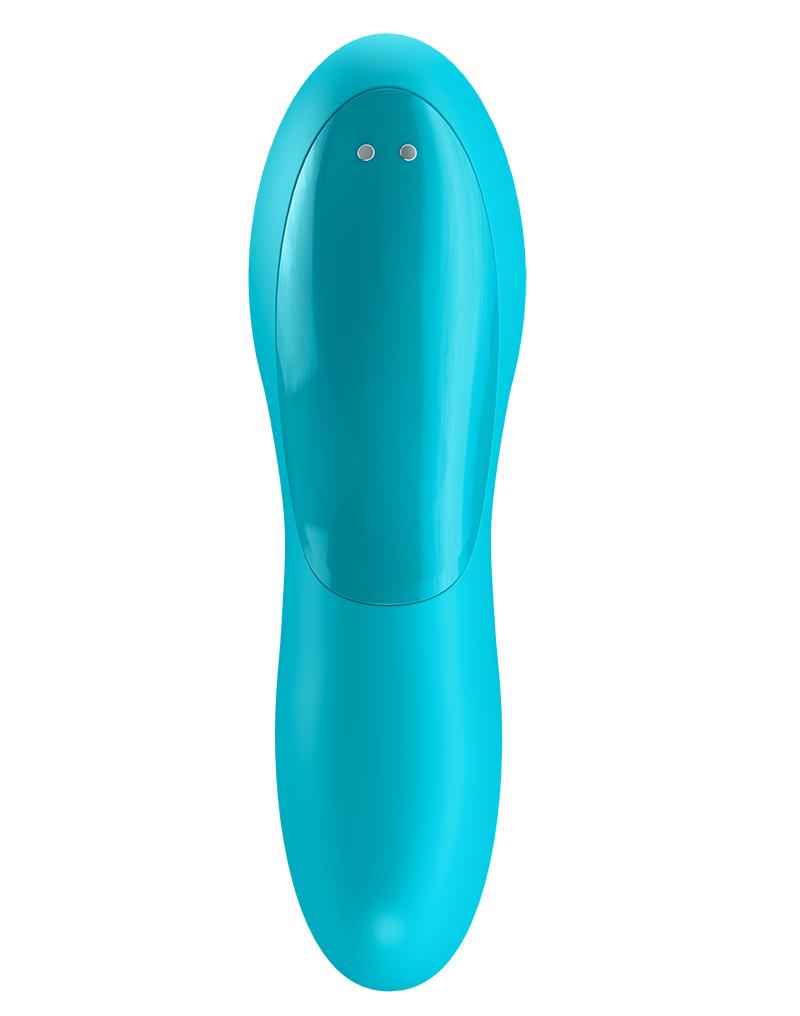 Satisfyer - Vinger Vibrator Teaser - Turquoise-Erotiekvoordeel.nl