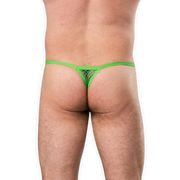Amorable - Visnet Herenstring - One Size - Groen-Erotiekvoordeel.nl