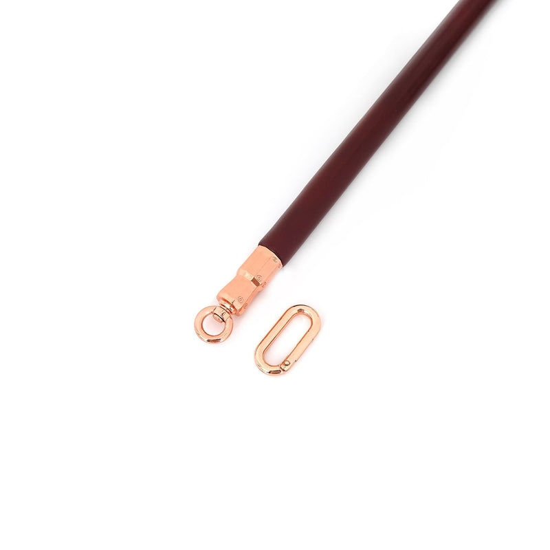 Liebe Seele - Wine Red - Spreidstang Met Leer Bekleed - exclusief En Luxe ontwerp - wijnrood-Erotiekvoordeel.nl