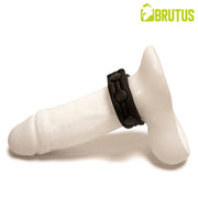 Brutus - Neopreen Cockstrap - Verstelbaar met drukknopen - Zwart-Erotiekvoordeel.nl