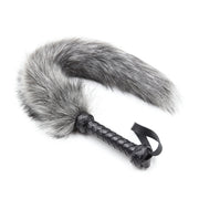 Smart Moves - Vossenstaart Flogger - 62cm - Grijs-Erotiekvoordeel.nl