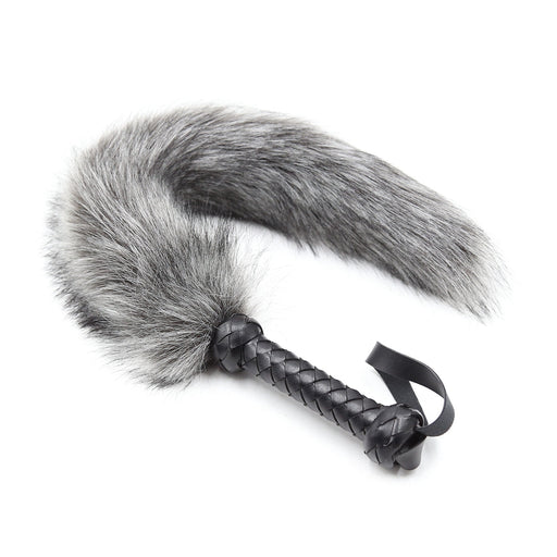 Smart Moves - Vossenstaart Flogger - 62cm - Grijs-Erotiekvoordeel.nl