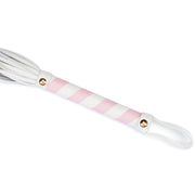 Liebe Seele - Fairy Collection - Kleine Flogger - Zacht Geitenleder - Roze/Wit-Erotiekvoordeel.nl