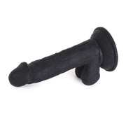 Kiotos Cox - Dildo 18 x 4 cm - Zwart-Erotiekvoordeel.nl