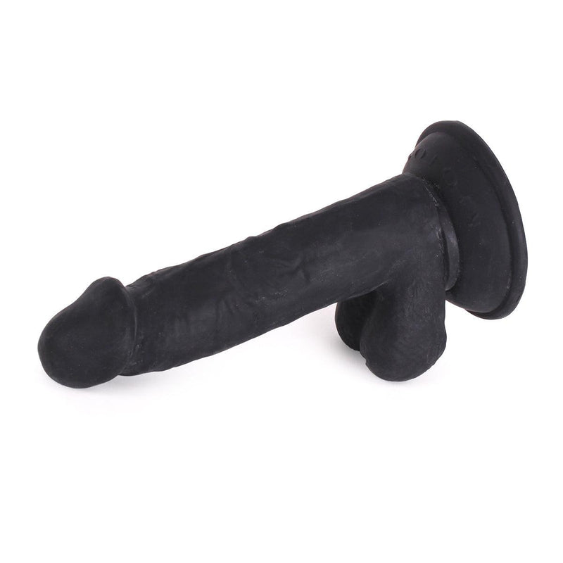 Kiotos Cox - Dildo 18 x 4 cm - Zwart-Erotiekvoordeel.nl