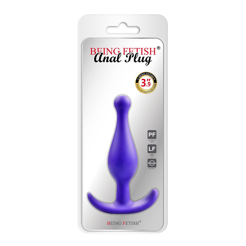 Being Fetish - Anaal Plug 10 x 2,8 cm – Paars-Erotiekvoordeel.nl