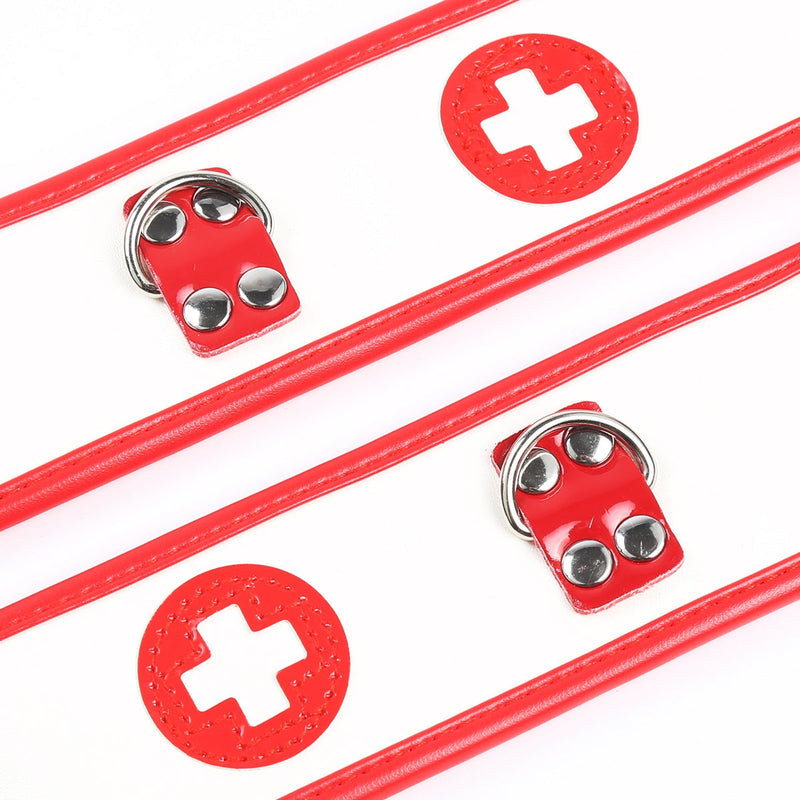Smart Moves - Nursing Enkelboeien - Rood/Wit - Medical Play-Erotiekvoordeel.nl